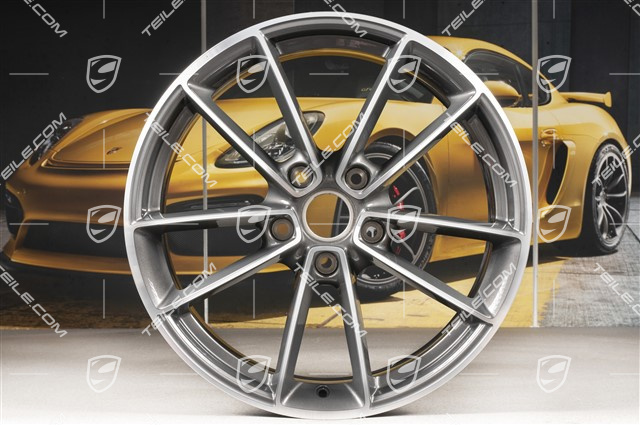 20" Felga Carrera Classic, 8,5J x 20 ET53, Titan