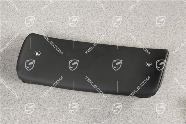 Tylne siedzenia, oparcie odcinka lędźwiowego, skóra, czarna, Cabrio / Coupe / Targa, R