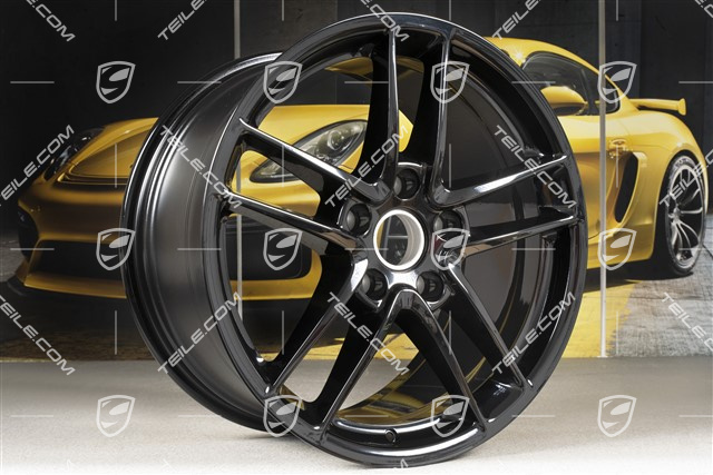 19" Felgensatz Panamera Turbo II, 10J x 19 ET61 + 9J x 19 ET60, schwarz hochglanz