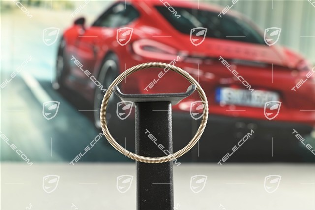 Retaining spring, tie rod bellows, Outer, L=R