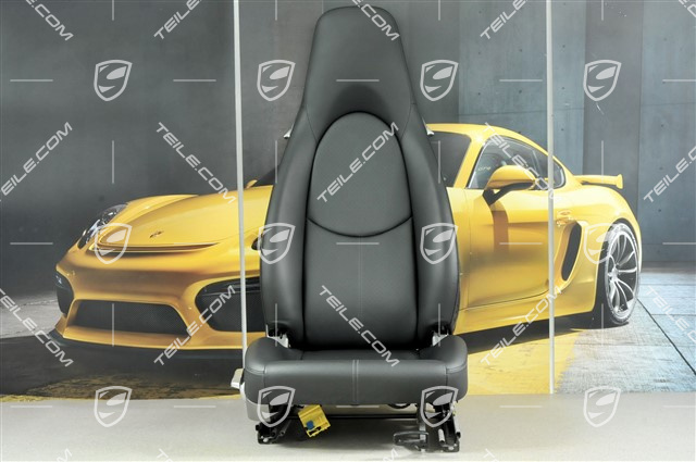 Sitz, manual einstellbar, Leder, schwarz, R
