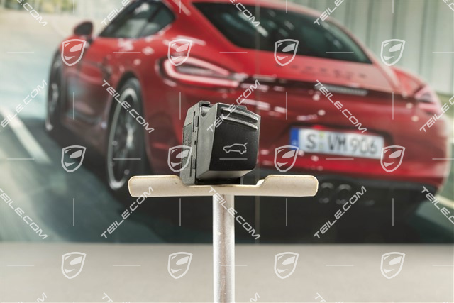 Heckklappe Servoschließung Schalter, Schwarz-matt