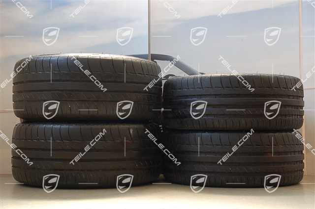 19-inch Sport Design summer wheel set, wheels 8J x 19 ET57 + 9,5J x 19 ET46 + tyres 235/35 ZR19 + 265/35 ZR19, black
