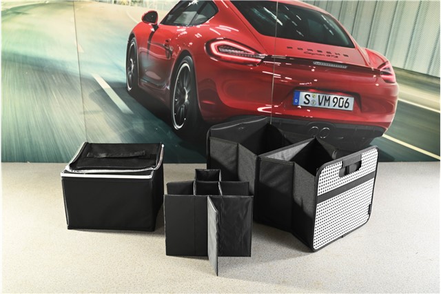 Foldable Luggage compartment box, 30 x 27,5 x 50, PEPITA incl. Bottle insert + Cooler bag