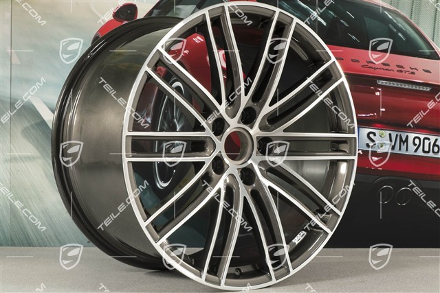 21" Felge Turbo IV, 11,5J x 21 ET69, Titan