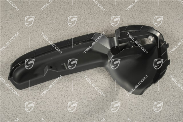 Prowadnica powietrza / 4,8L Biturbo, czarna satyna, R