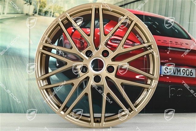 21-inch wheel rim set Cayenne RS Spyder Design, 11J x 21 ET58 + 9,5J x 21 ET46, neodyme