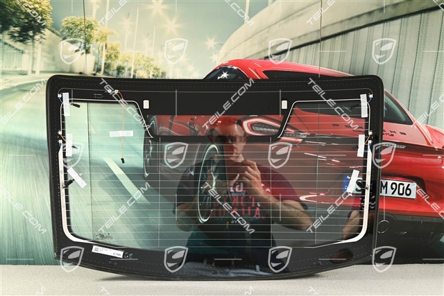 Rear window glass