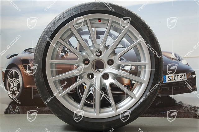 19" Sommerräder Satz SportDesign, Felgen 8J x 19 ET57 + 11J x 19 ET 51 + NEUE Sommerreifen 235/35 ZR 19 + 305/30 ZR 19