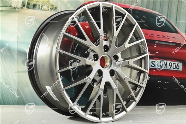 21-inch wheel rim Panamera Exclusiv Design, 9,5J x 21 ET71, Turbonite