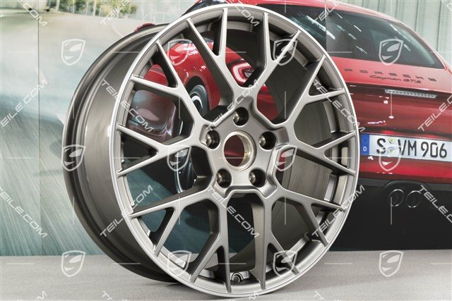 20" Felga RS Spyder, 8,5J x 20 ET53, platinum satynowy półmat