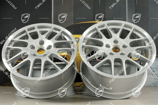 20" Felgensatz RS Spyder, 9,5J x 20 ET65 + 10,5J x 20 ET65, silber, für Winterreifen geeignet