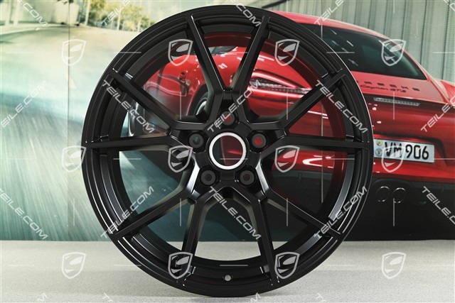 20" felga Cayenne S, 10,5J x 20 ET55, czarny satynowy półmat