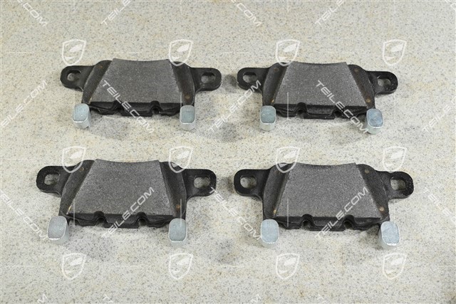 PCCB brake pads, rear axle