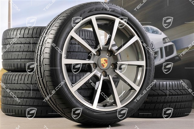 20" Komplet kół letnich Carrera Classic II, 8,5J x 20 ET51 + 11J x 20 ET70, opony letnie Pirelli 245/35 ZR20 + 295/30 ZR20