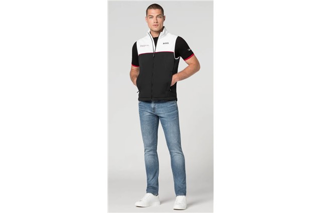 Motorsports Collection Replika, kamizelka Unisex, Czarno biała
