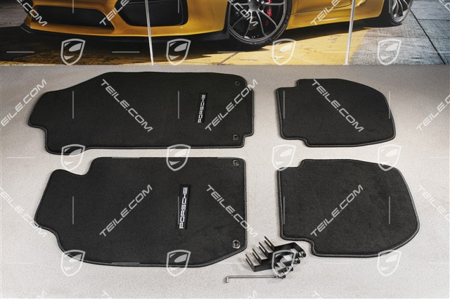 Fussmatte, Satz, Schwarz, Coupe