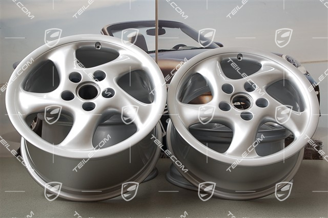 18" Felgensatz Turbo I, Hohlspeichen, 8J x 18 ET52 + 10J x 18 ET65