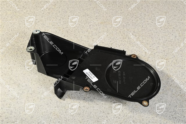 Cover for power steering pump drive belt