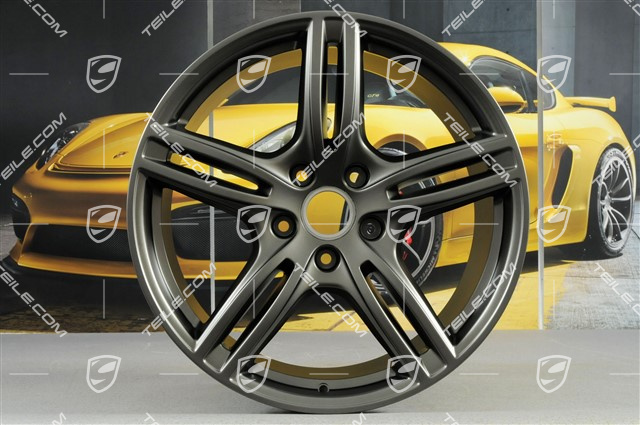 20" Felge Panamera Turbo, 11,5J x 20 ET68, in Platinum Seidenmatt
