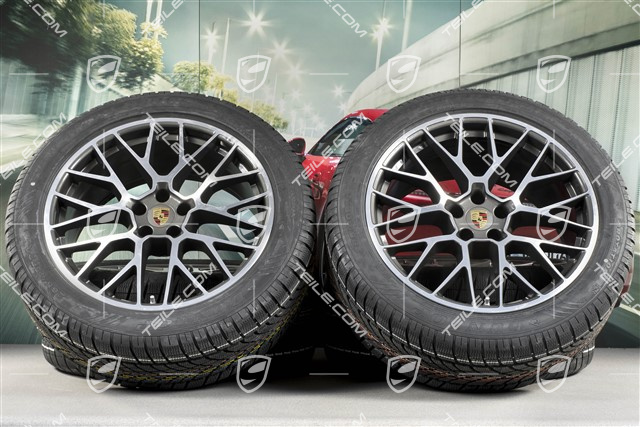 20-inch "RS Spyder Design" winter wheels set, rims 9J x 20 ET26 + 10J x 20 ET19, Dunlop Winter Sport 4D winter tyres 265/45 R20 + 295/40 R20, with TPMS