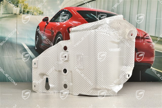 Rear muffler heat protection, L