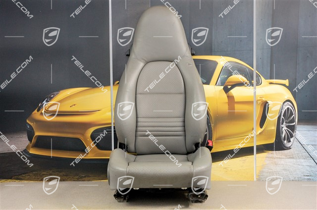 Sitz, manual einstellbar, Leder/Kunstleder, Graffitigrau, R