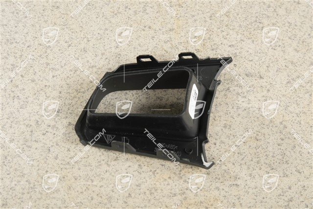 Blende, Hinten, GT Sportlenkrad, Schwarz, L