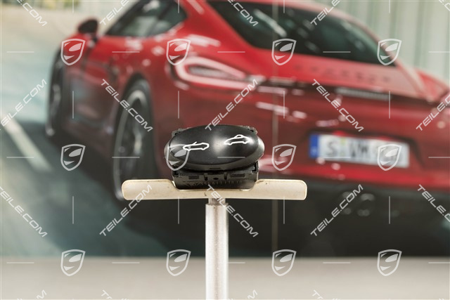 Convertible top control switch, black matte