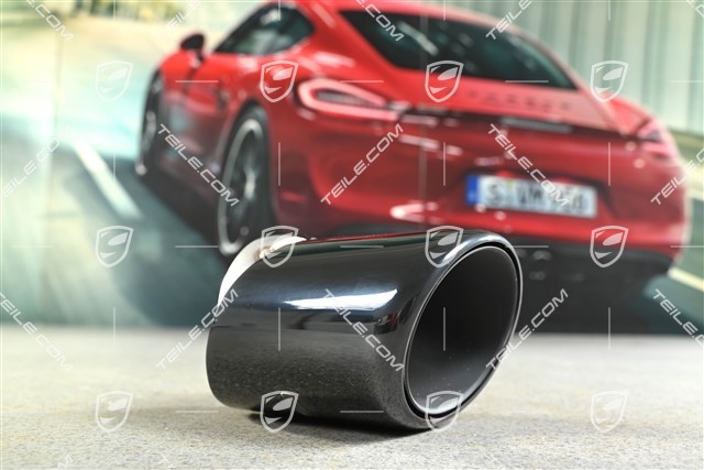 Rura końcowa, sportowy układ wydechowy, GTS, czarna, L