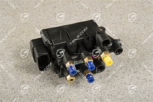 Valve control unit, air suspension adjustment / levelling system