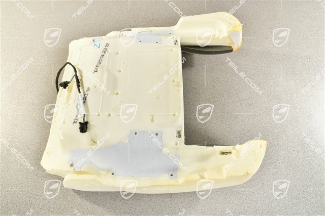 Front seat cushion foam part with heating mat, Comfort seat, L