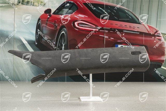 Verkleidung von A-Säule, Oben, Alcantara, Schwarz, R