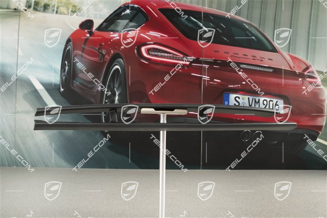 Lamelka / blenda kratki zderzaka, Matowa czarna, Turbo, L