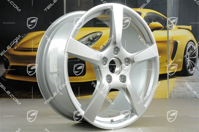 19" komplet felg Cayman S, 8J x 19 ET57 + 10J x 19 ET45