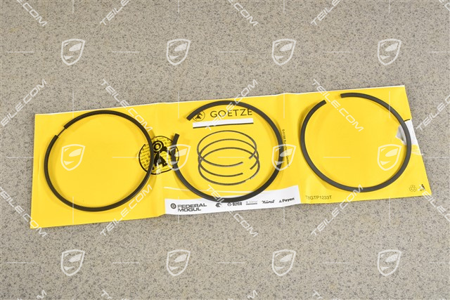 Turbo 3,6L, Engine Piston Rings set, for one piston - Goetze