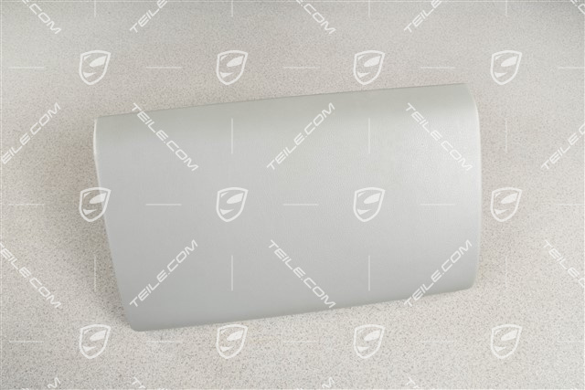 Glove compartment lid, Leatherette, Steel grey