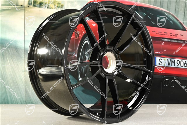 21" Felga Turbo S, 11,5J x 21 ET67, czarny wysoki połysk