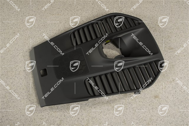 Schalttafelverkleidung Abdeckung mit Sport Chrono, mitte, oben, Schwarz