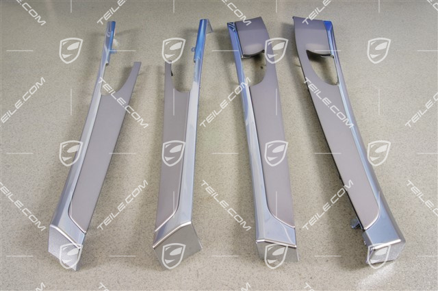 Passenger comparment package aluminium, cover set