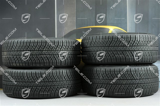 19-inch Cayenne S winter wheel set, rims 8,5J x 19 ET47 + 9,5J x 19 ET54 + Michelin winter tyres 255/55 R19 + 275/50 R19, with TPMS