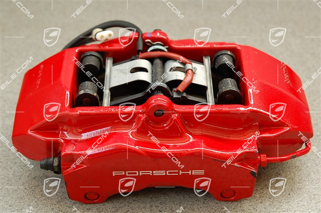 Fixed calliper without pads, red, 4S / Turbo, L Fixed calliper without pads, red, 4S / Turbo, L