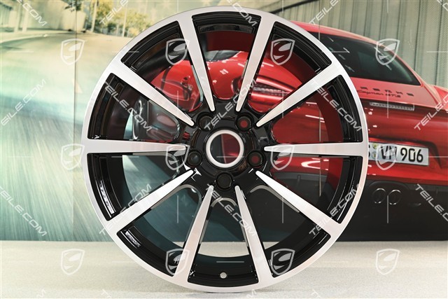 20" Felga Carrera Classic II, 11J x 20 ET52, czarny wysoki połysk