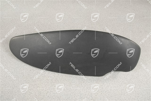 Dashboard trim / Instrument cluster cover, Leatherette, Black