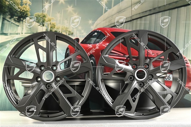 21" Felgensatz Cross Turismo Design, 9,5J x 21 ET60 + 11,5J x 21 ET66, in Turbonit