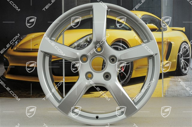19" komplet felg Cayman S, 8J x 19 ET57 + 10J x 19 ET45