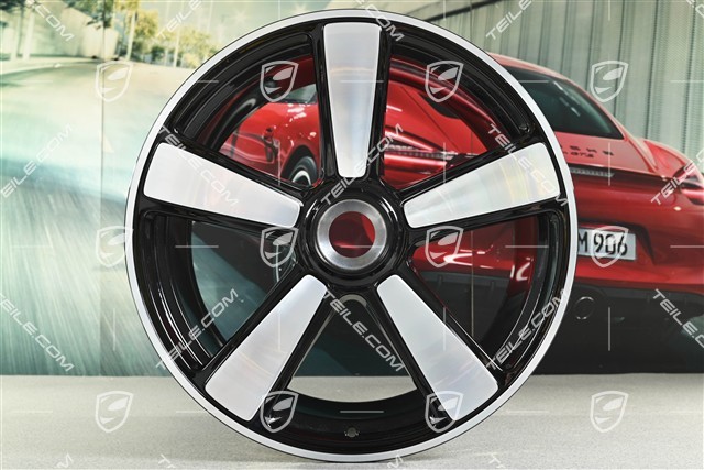 21" Sport Classic Felge, 12J x 21 ET63, Tiefschwarz-Metallic