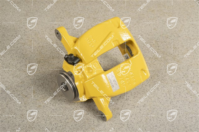 Floating calliper, PCCB, disc diameter 19-inch, yellow, L