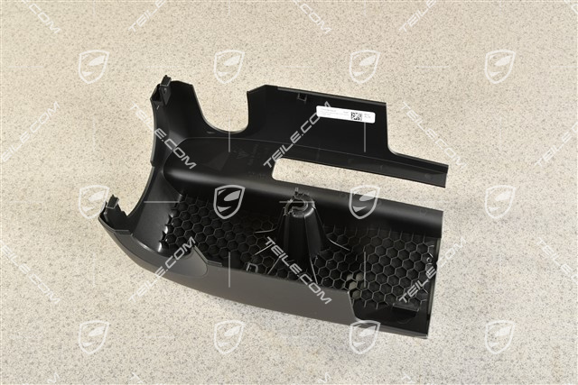 Steering column switch housing, lower part, Black