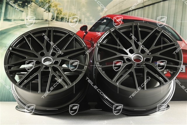 21" Komplet felg RS Spyder Design, 11J x 21 ET49 + 9,5J x 21 ET46, Turbonite